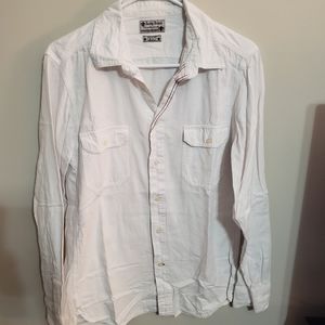 Lucky brand mens white button down